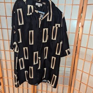 Vintage EMVO Men's In Da Club Geo-Flash Shirt XL baggy style